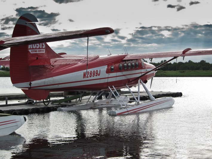 Unser Taxi in die Wildnis Heliskiing - Kings and Corn - Floatplane